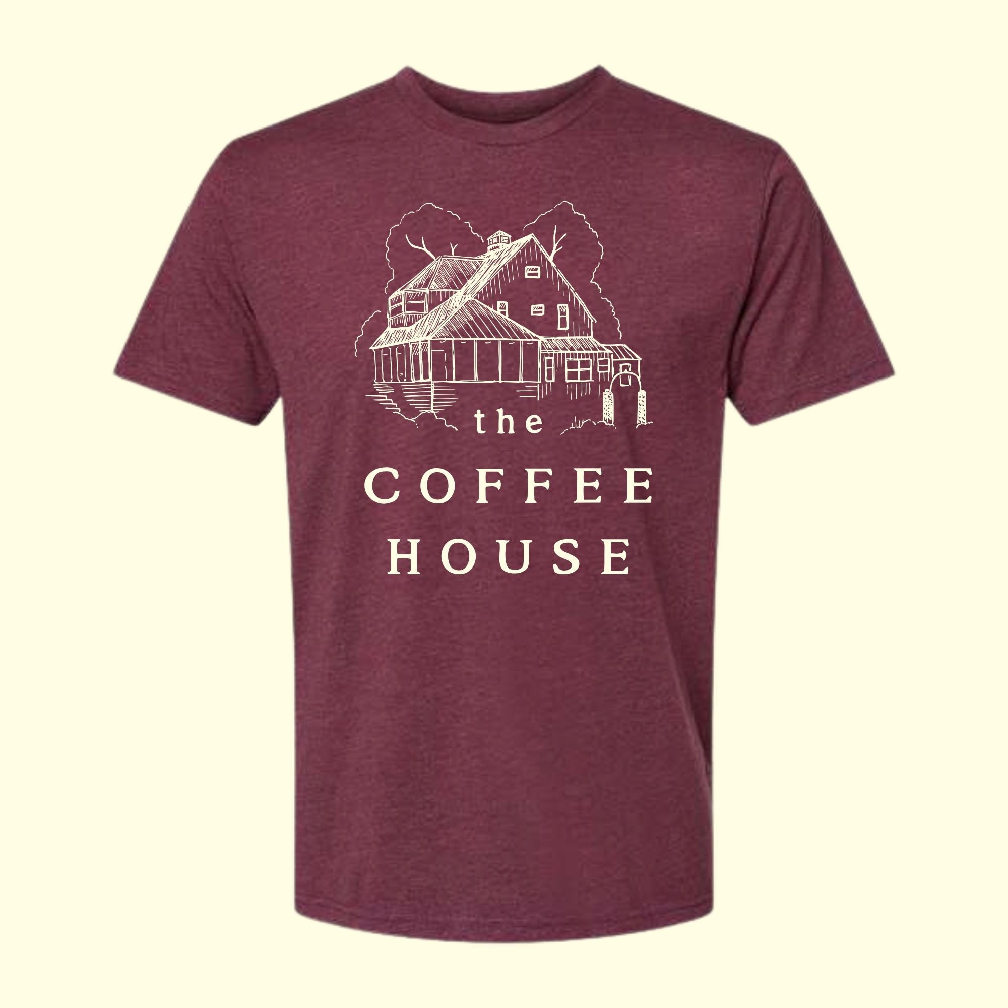 Heather Maroon Logo T-Shirt